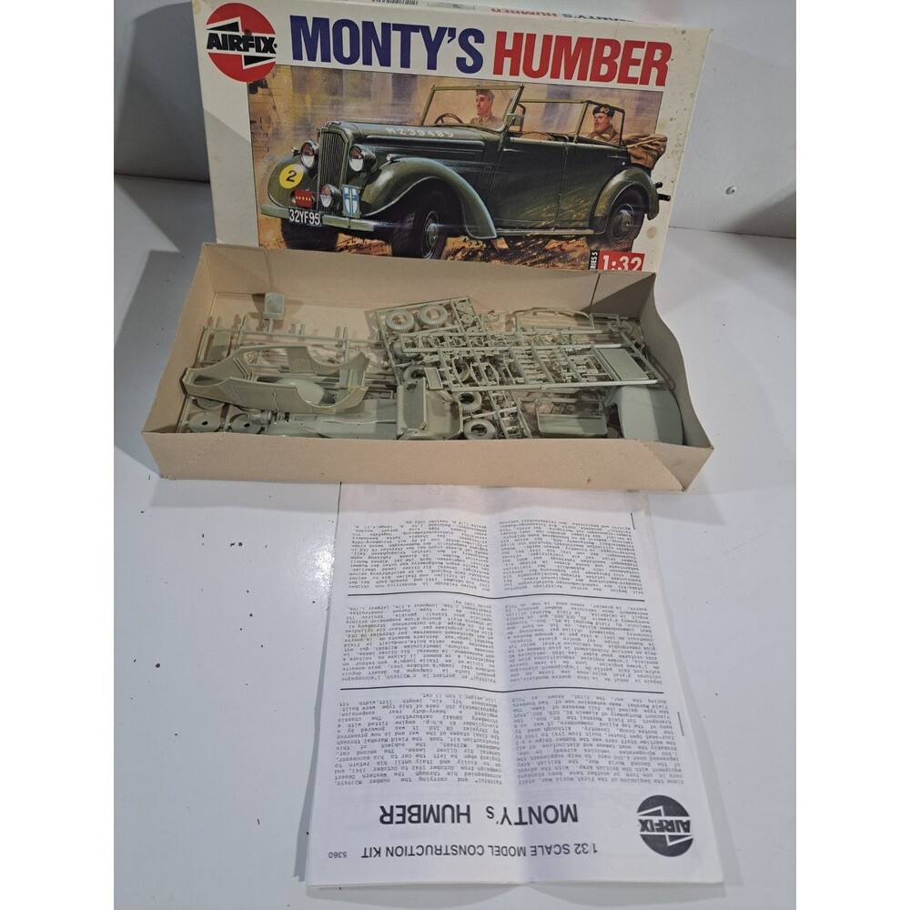 NOB Airfix 05360 1:32 Scale Monty's Humbler British Staff Car Model Kit